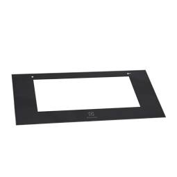 front glass, black, Electrolux, 594x306mm