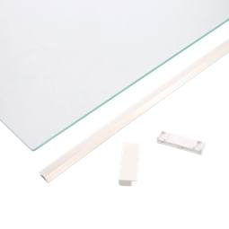 glazen plank, kit, kompleet, 473x295mm