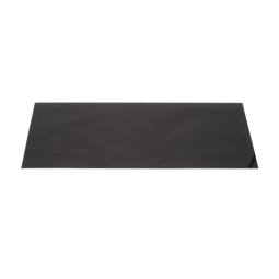 front panel, glass, black