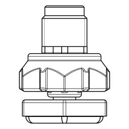 foot,bush,assembly,adjustable H 44.5mm