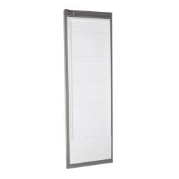 refrigerator door, assembly, inox, 1850x595mm