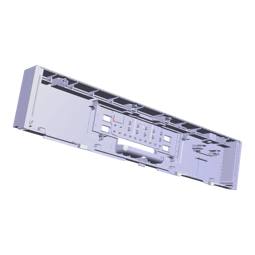 control panel, inox, Electrolux, EDW1850, [593mm]