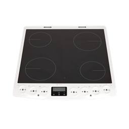 cooking top with frame,white,60cm