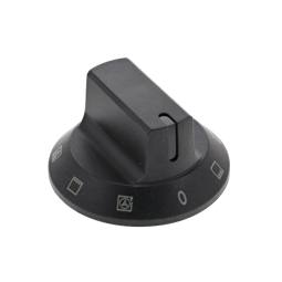 knob, function, black, 8+0
