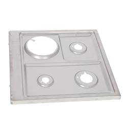 ARBEITSPLATTE,INOX,594X590MM