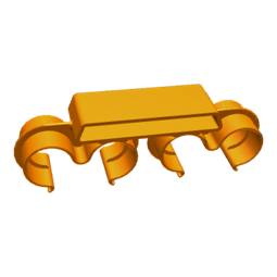 hose holder, double