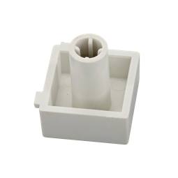 knapp, ljus, vit, 16,3x16,3