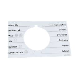 programme plate,knob,adhesive,EN