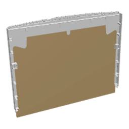 work top,assembly,inox,596.5x417mm