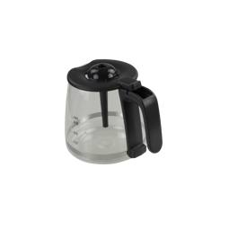 cafetière en verre avec couvercle