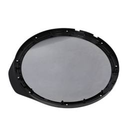 door frame, front, black, Ø490mm