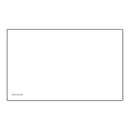 glasplaat, 458x185mm