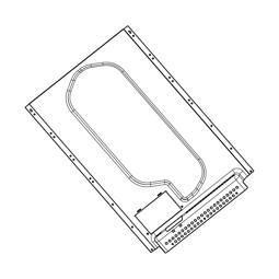 rear panel, 449x668x36,5mm