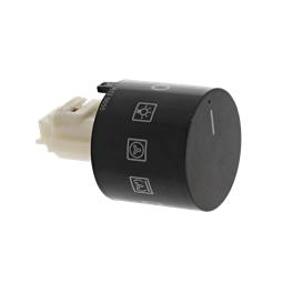knob, function, black, 9+0