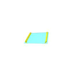 Montage Türglas - 596x466mm
