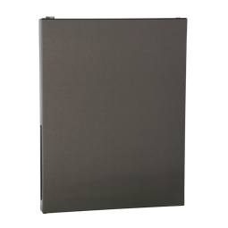 freezer door, assembly, black, 748x595mm