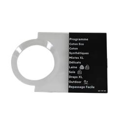programme plate,knob,adhesive,FR