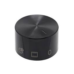 knob, function, black, 8+0