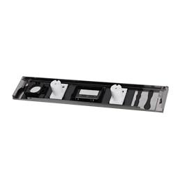 BEDIENBLENDE,INOX,60CM,SET,2K