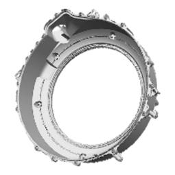 shell, tub, front
