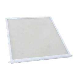 ripiano vetro, refrigeratore, 389.6 x 396 x 19.2