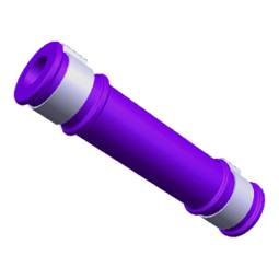 pipe, air vent, 60mm,D12/D7mm