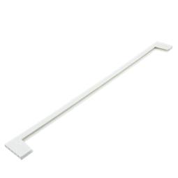 Plastic voorrand glazen plateau koelkast, wit