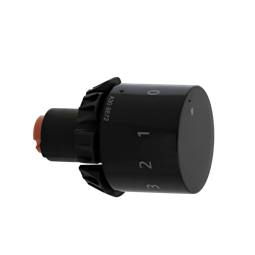 manopola, regolatore di energia, nero, 9-0