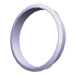 hole cover, white,
