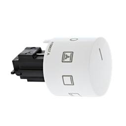 knob, function, white, 7+0