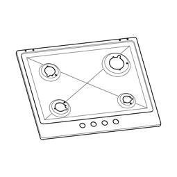 work top,inox,Zanussi,594x510mm