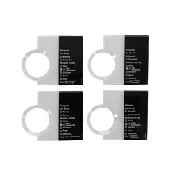 programme plate,knob,adhesive,DA,NO,FI,SV