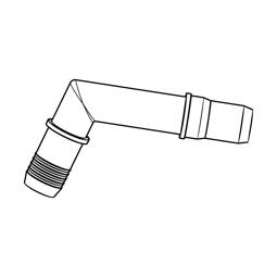 adaptor, drainage hose, 55x73mm
