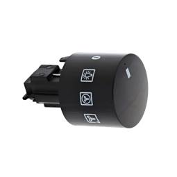 knob, function, black, 9+0