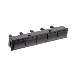 Drucktasten für Backöfen, schwarz (komplett)