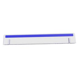 basket handle, blue, grey insert,