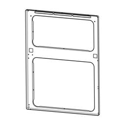 front frame, black,