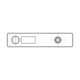 ADAPTER,TÜRGRIFF,FLACH