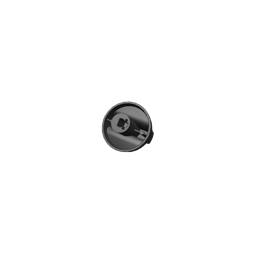 knop, zwart,
