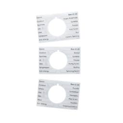 programme plate,knob,adhesive,DA,FI,NO