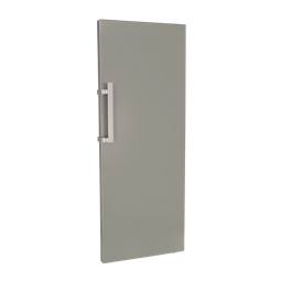 refrigerator door, assembly, inox, 1550x595