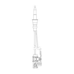 thermocouple,triple crown burner,L=450mm