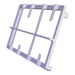 grille, tôle du support, gauche,