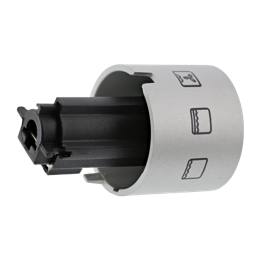 KNEBEL,FUNKTIONEN,INOX,7+0