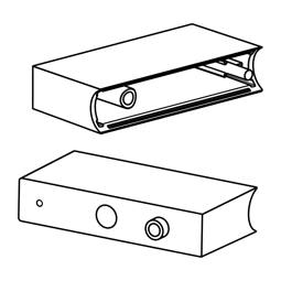 ADAPTER,TÜRGRIFF,SCHWARZ