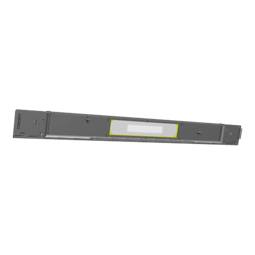 manöverpanel, komplett, front, silver, 597x54.5mm