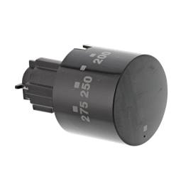 bouton, thermostat, noir, 0-275