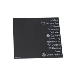 programme plate, adhesive