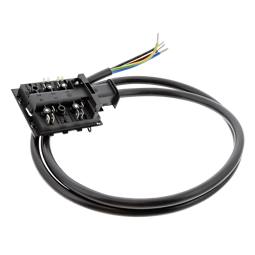 aansluitdoos, met, kabel