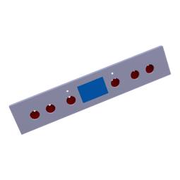 BEDIENBLENDE,INOX,AEG,60CM,LUX